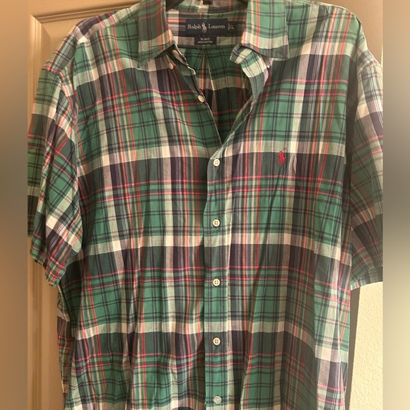 SOLD Plaid Polo by Ralph Lauren shirt - Picture 4 of 6